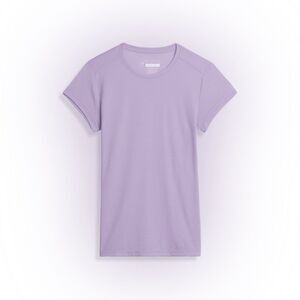 Ibex WOMEN'S JOURNEY SHORT SLEEVE CREW lilac Small NWT in packaging